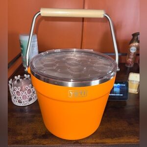 YETI king crab orange beverage Bucket